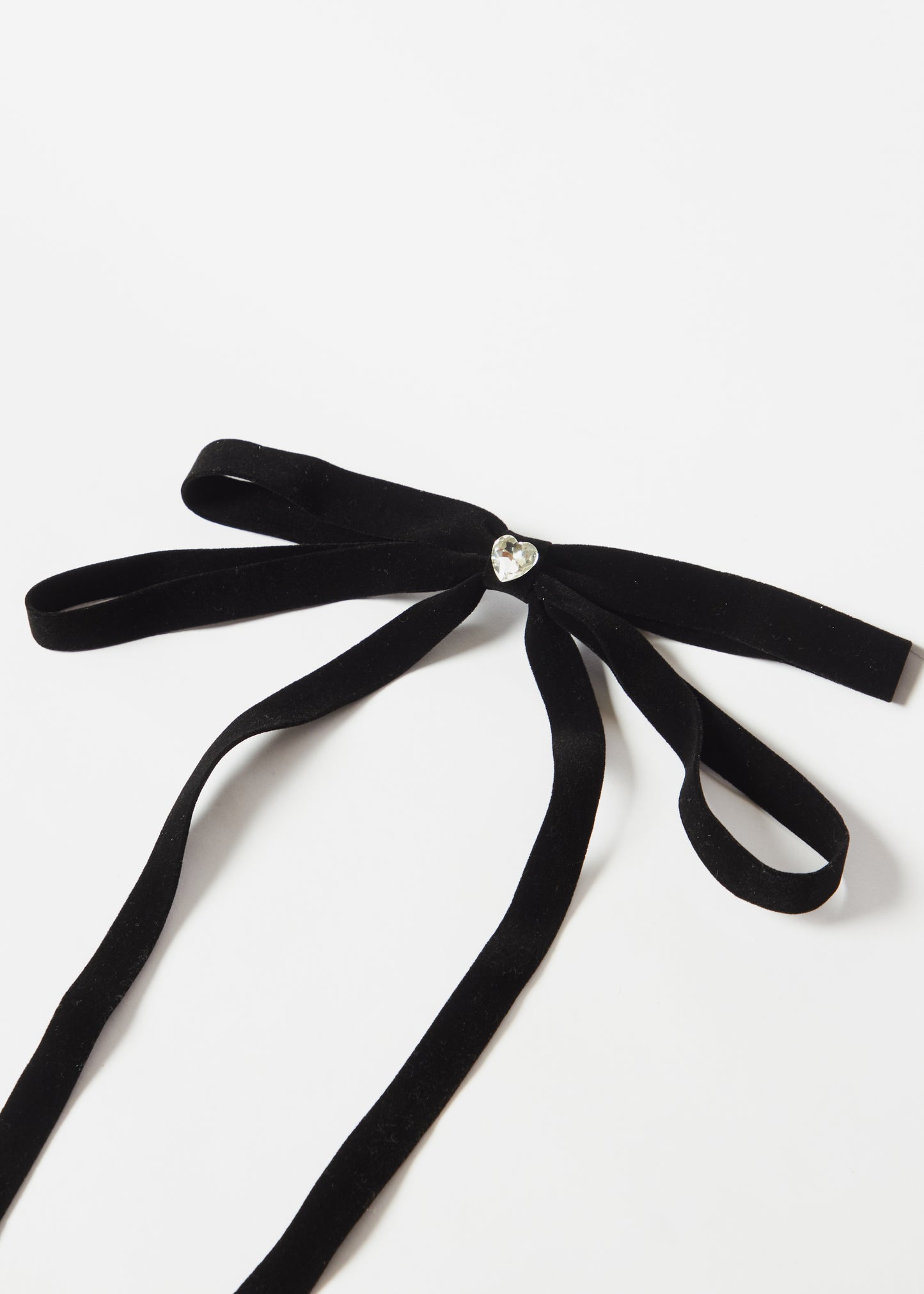 CRYSTAL HEART BARRETTE