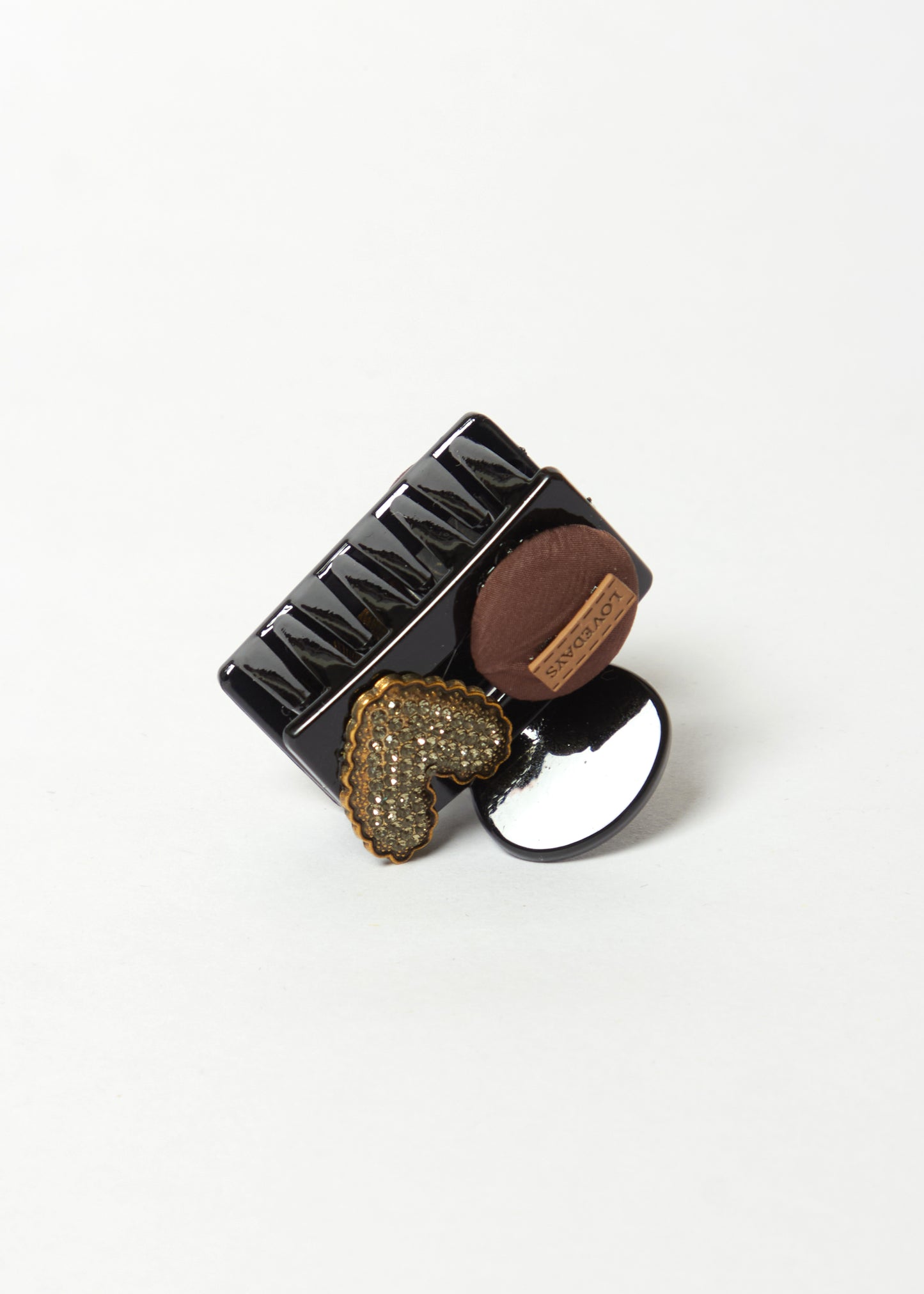 Petite Heart Claw Clip