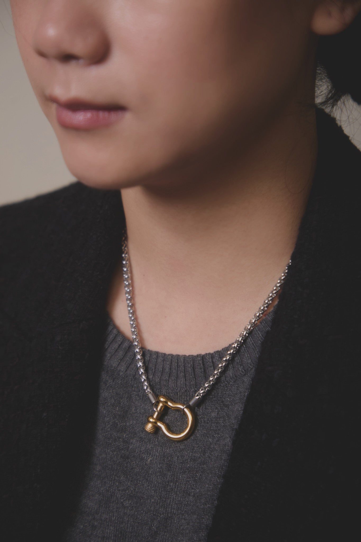 CRUZ LOCK NECKLACE