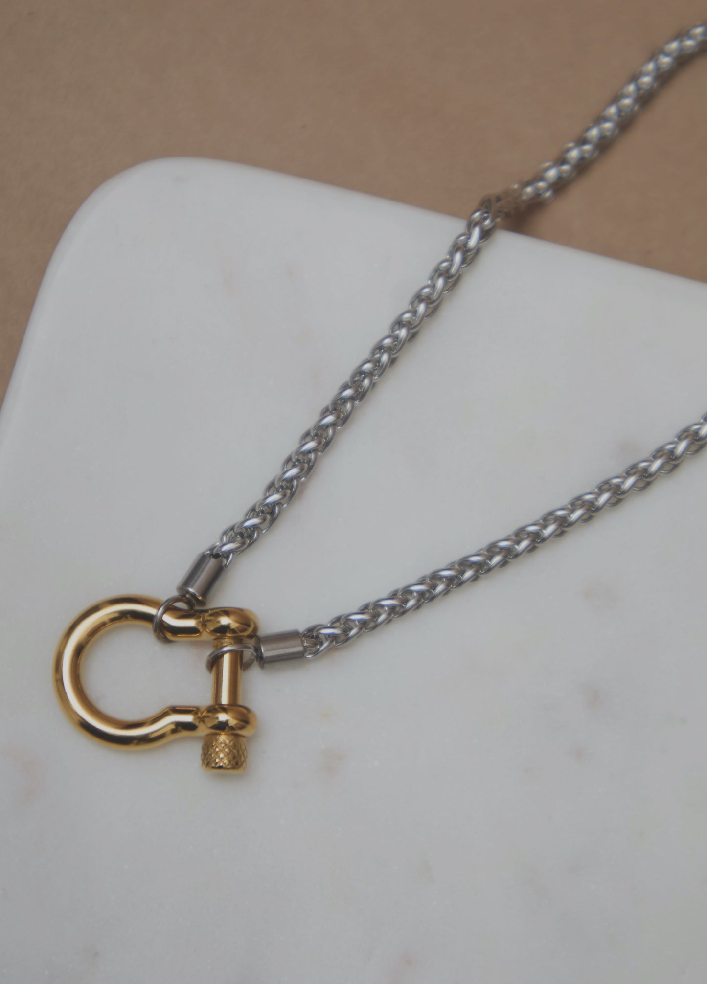 CRUZ LOCK NECKLACE