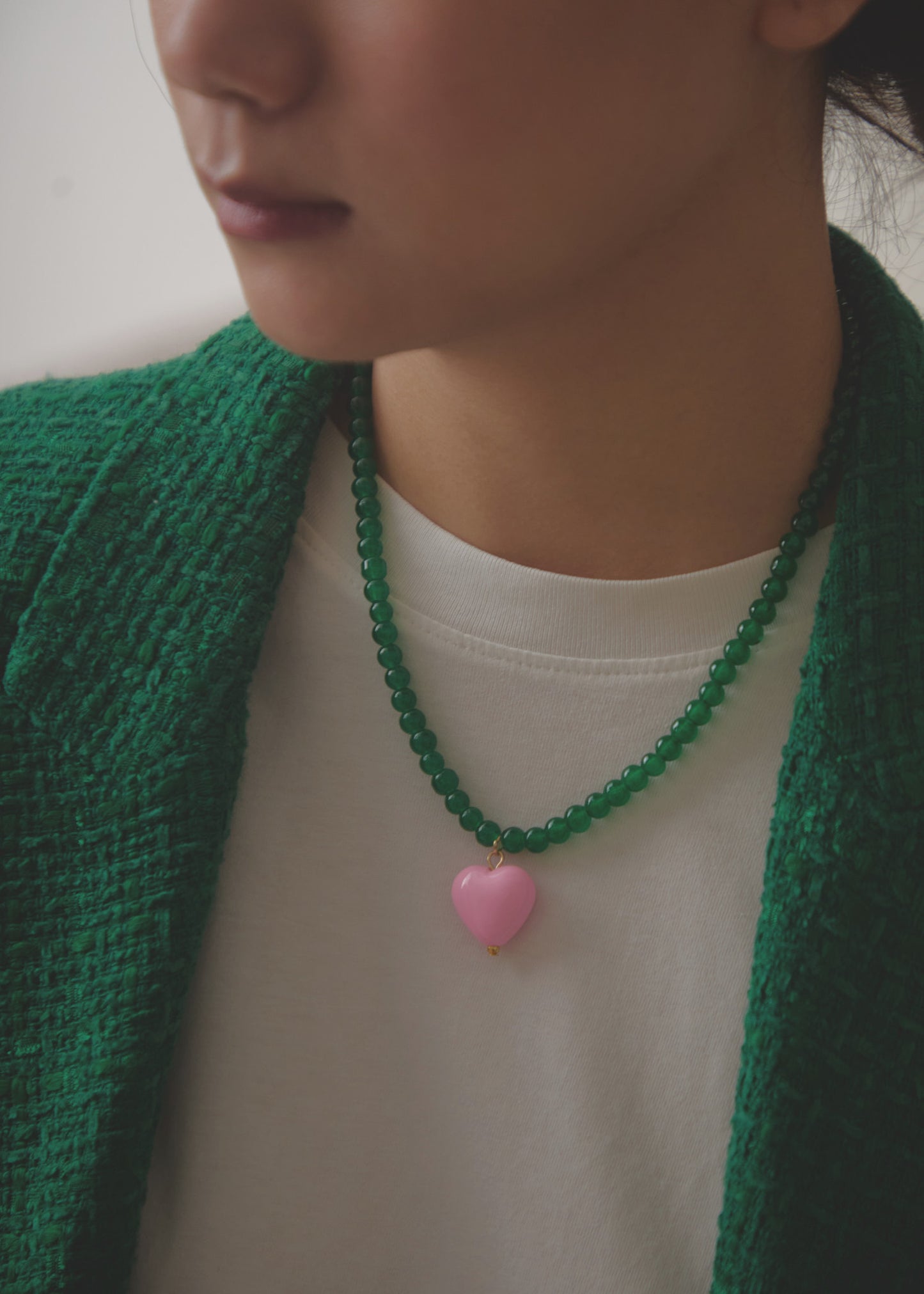 RETRO HEART NECKLACE