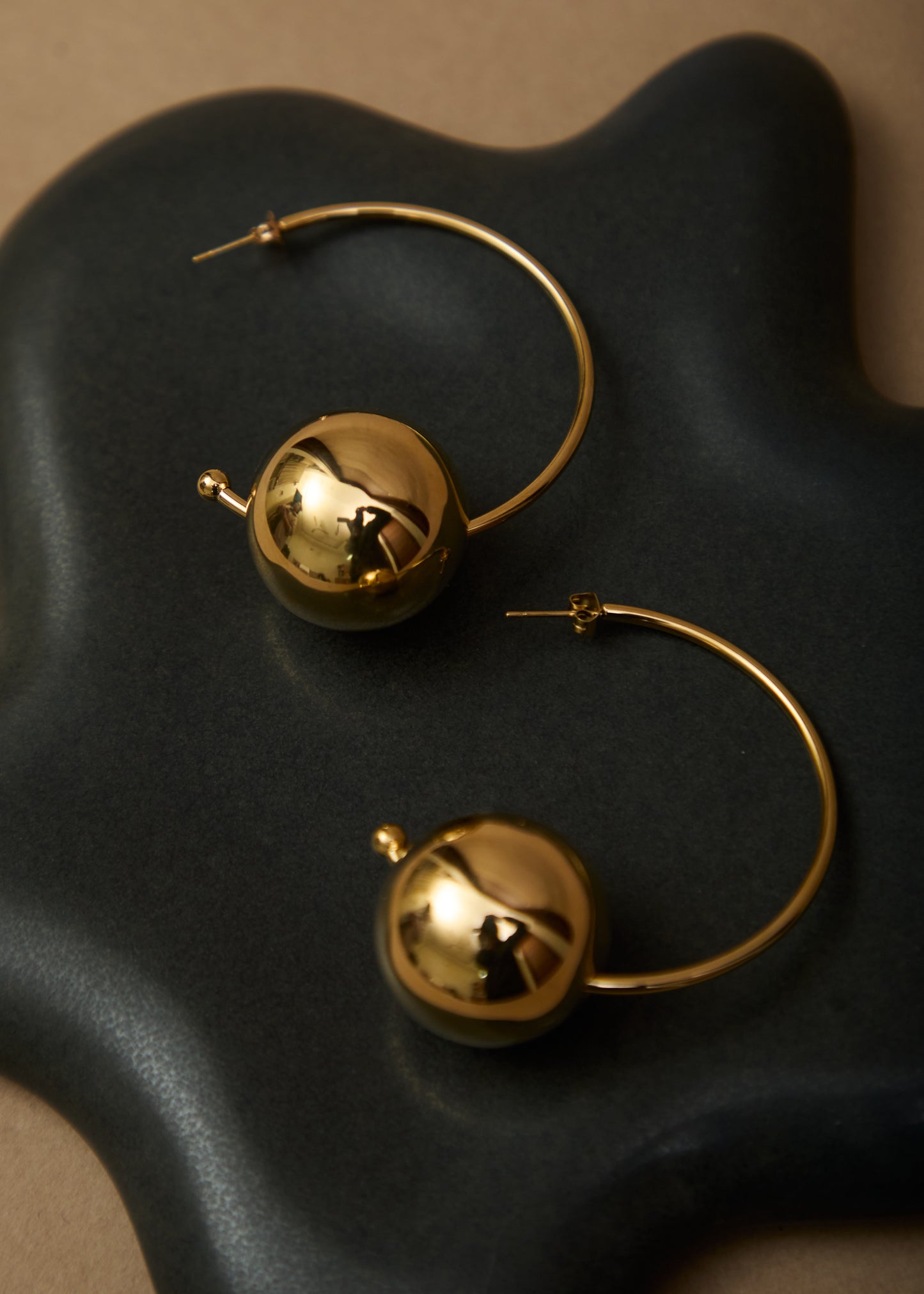 ANOUK BALL HOOP EARRINGS