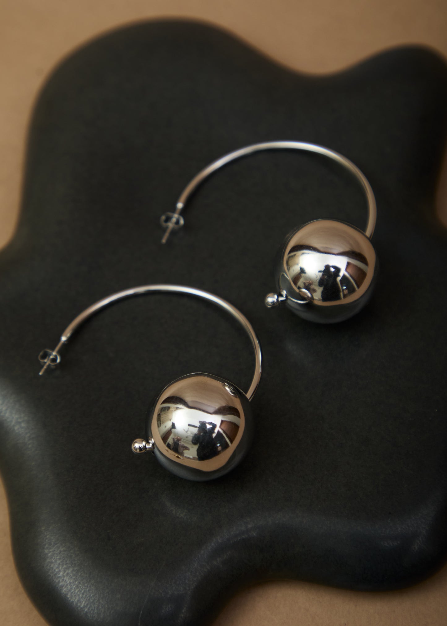 ANOUK BALL HOOP EARRINGS