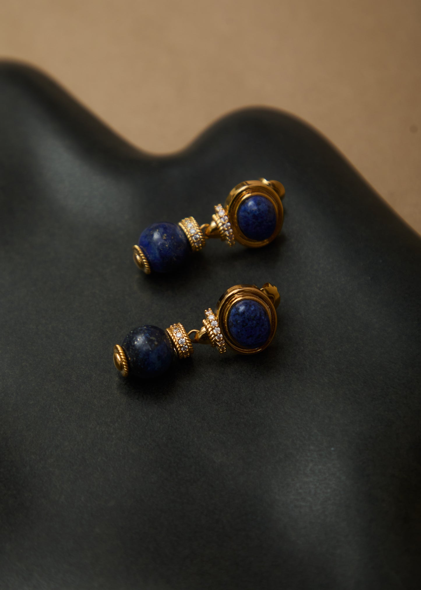 LEIA STONE DROP EARRINGS