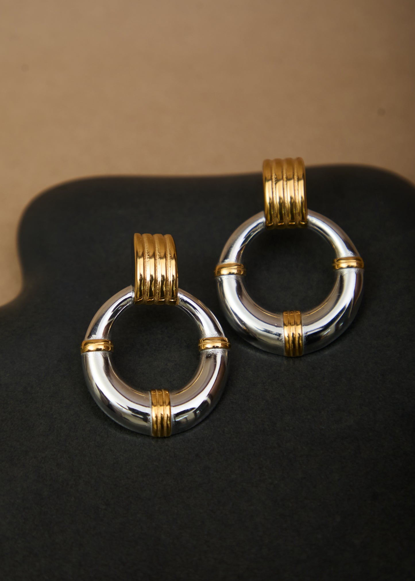 GIGI TWO-TONE EARRINGS