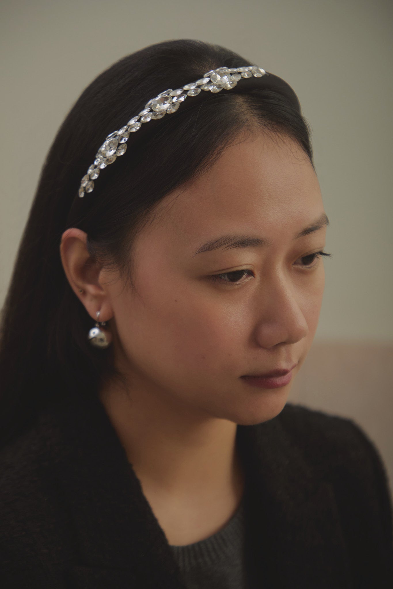 CRYSTAL PADDED HEADBAND
