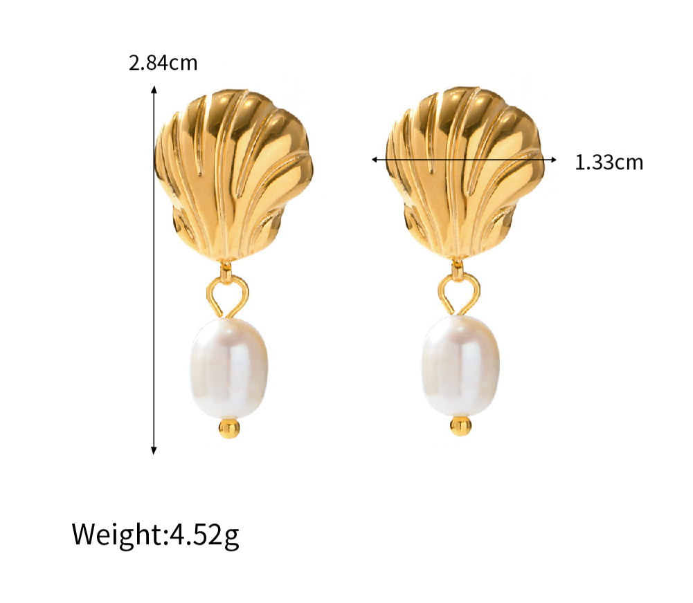 RINA SHELL EARRINGS