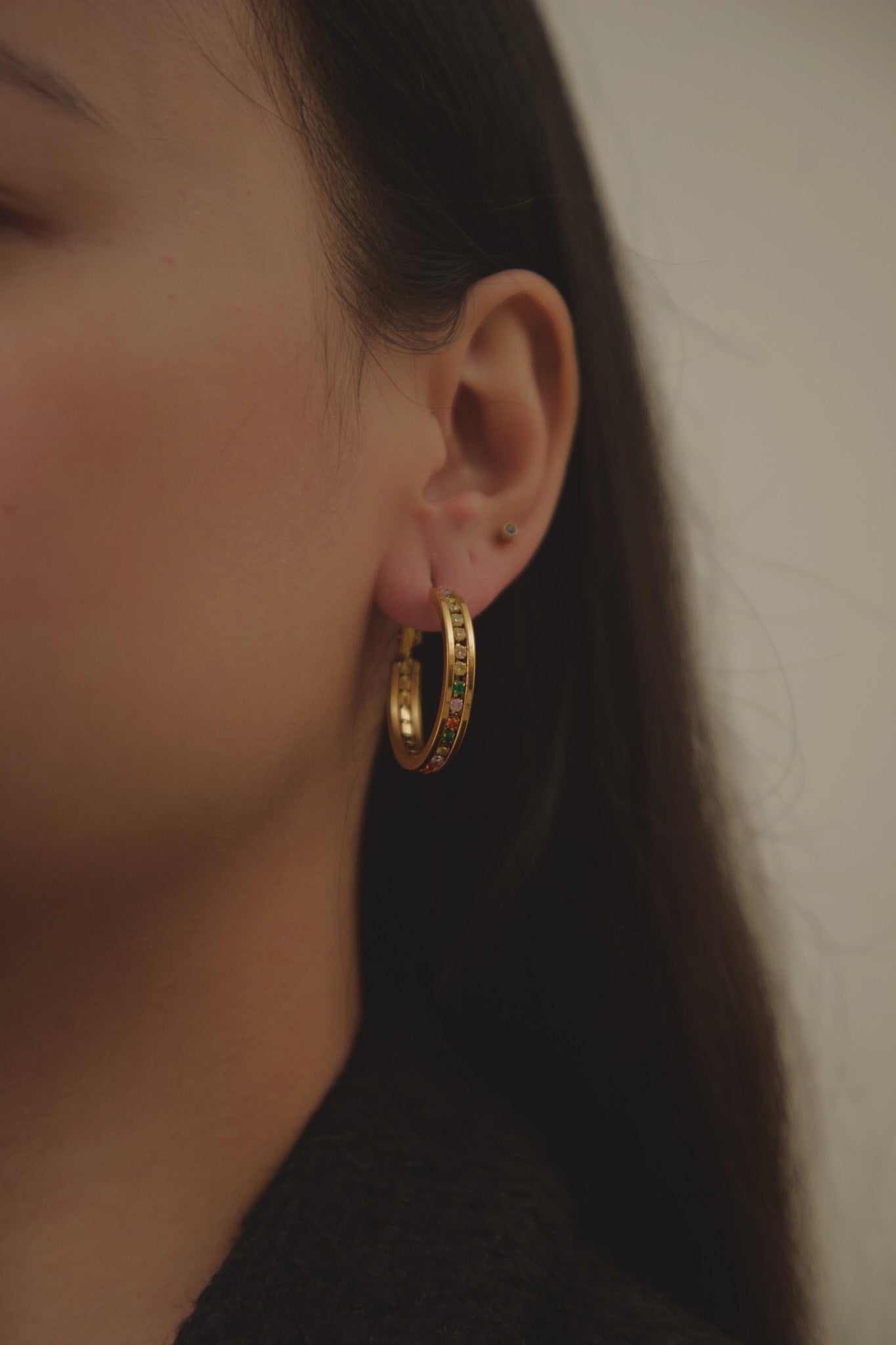 ZOYA HOOP EARRINGS
