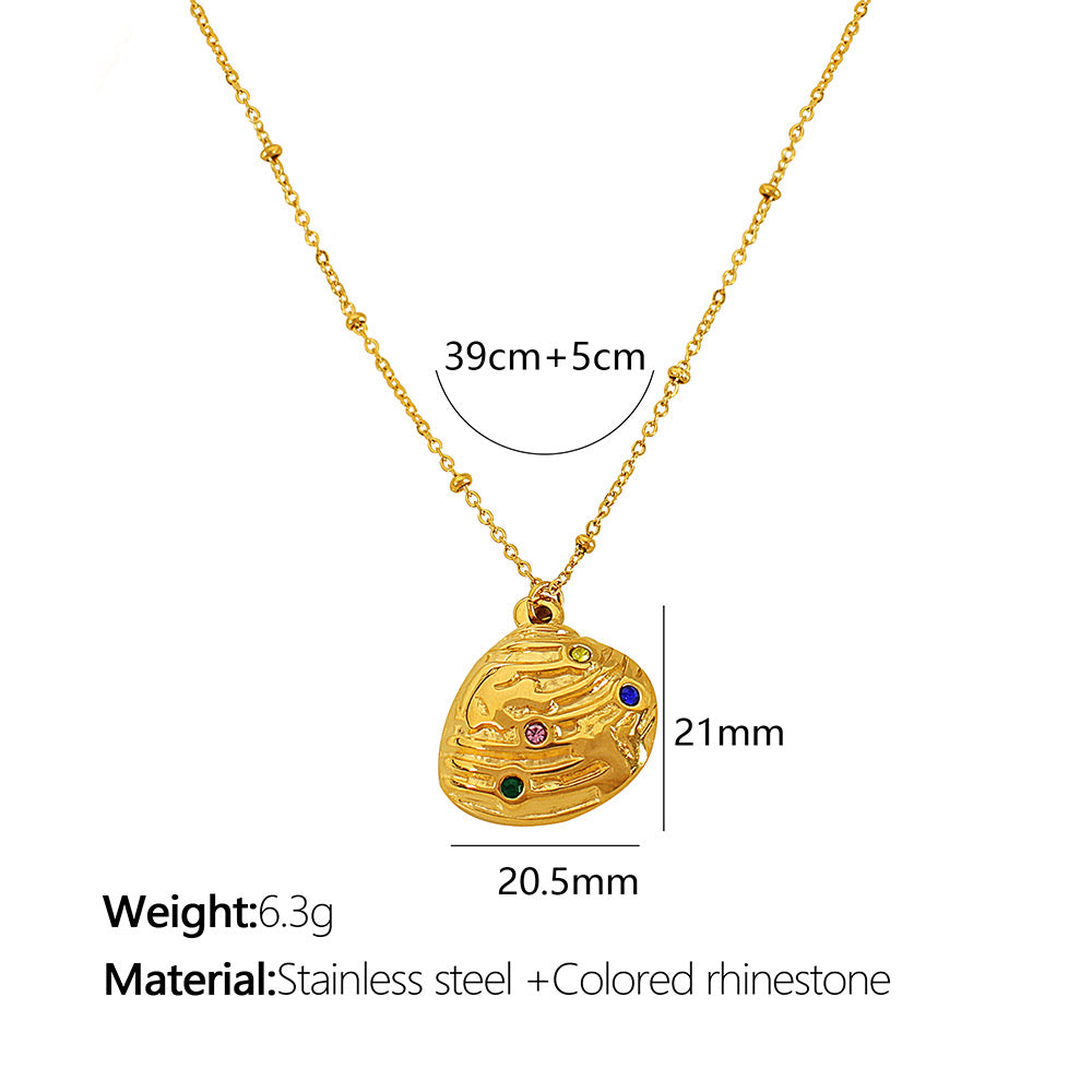 HEIDI SHELL PENDANT NECKLACE