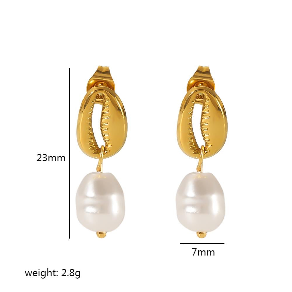 LINA PEARL DROP EARRINGS