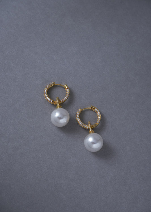 Pearl Orb Earring