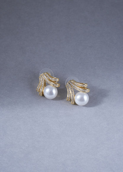Gatsby Pearl Stud