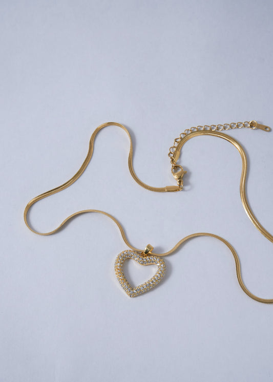 Hollow Heart Necklace