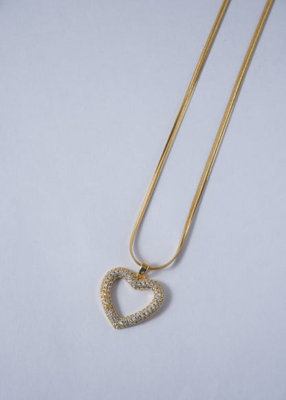 Hollow Heart Necklace