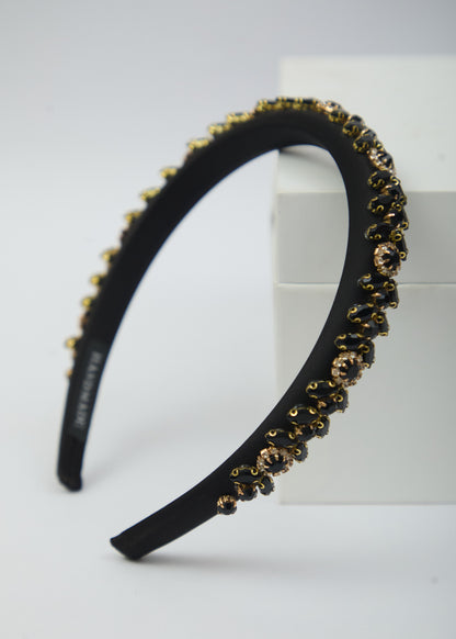 VERA CRYSTAL PADDED HEADBAND