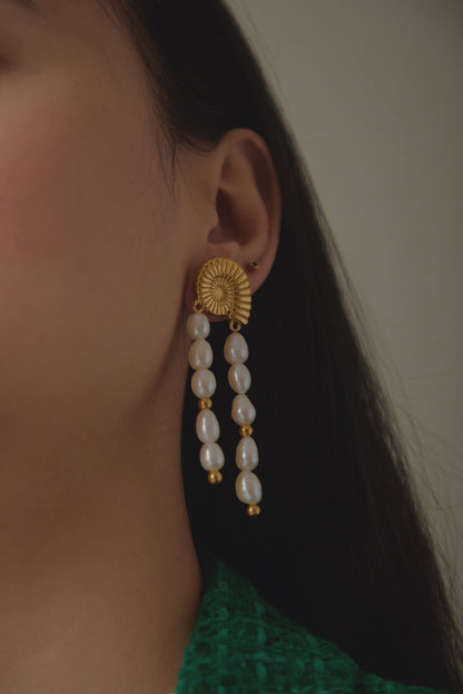 FRESHWATER PEARL DROP EARRINGS