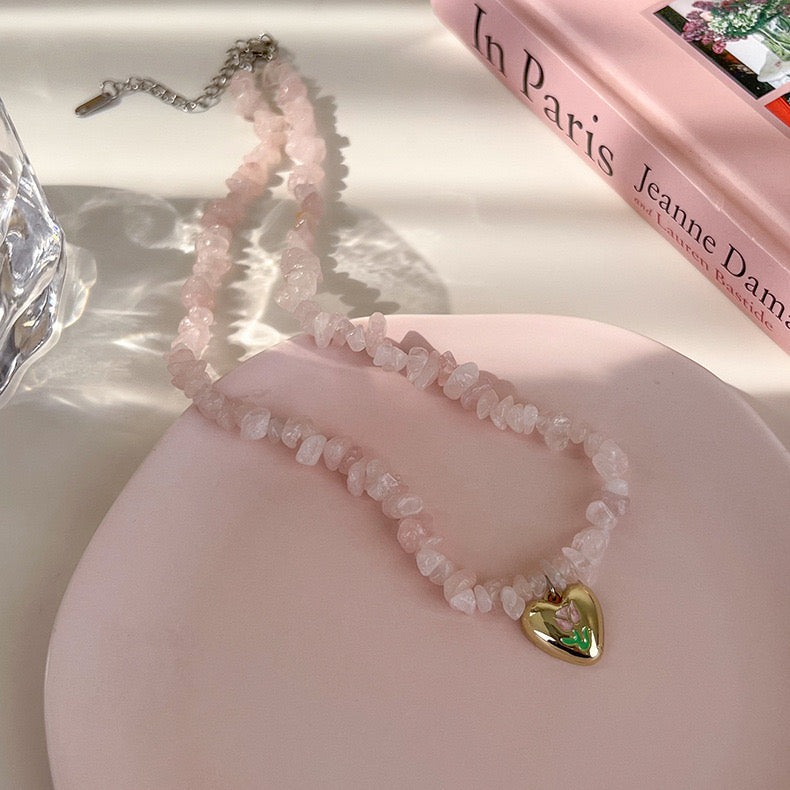 LEIA BEADED NECKLACE