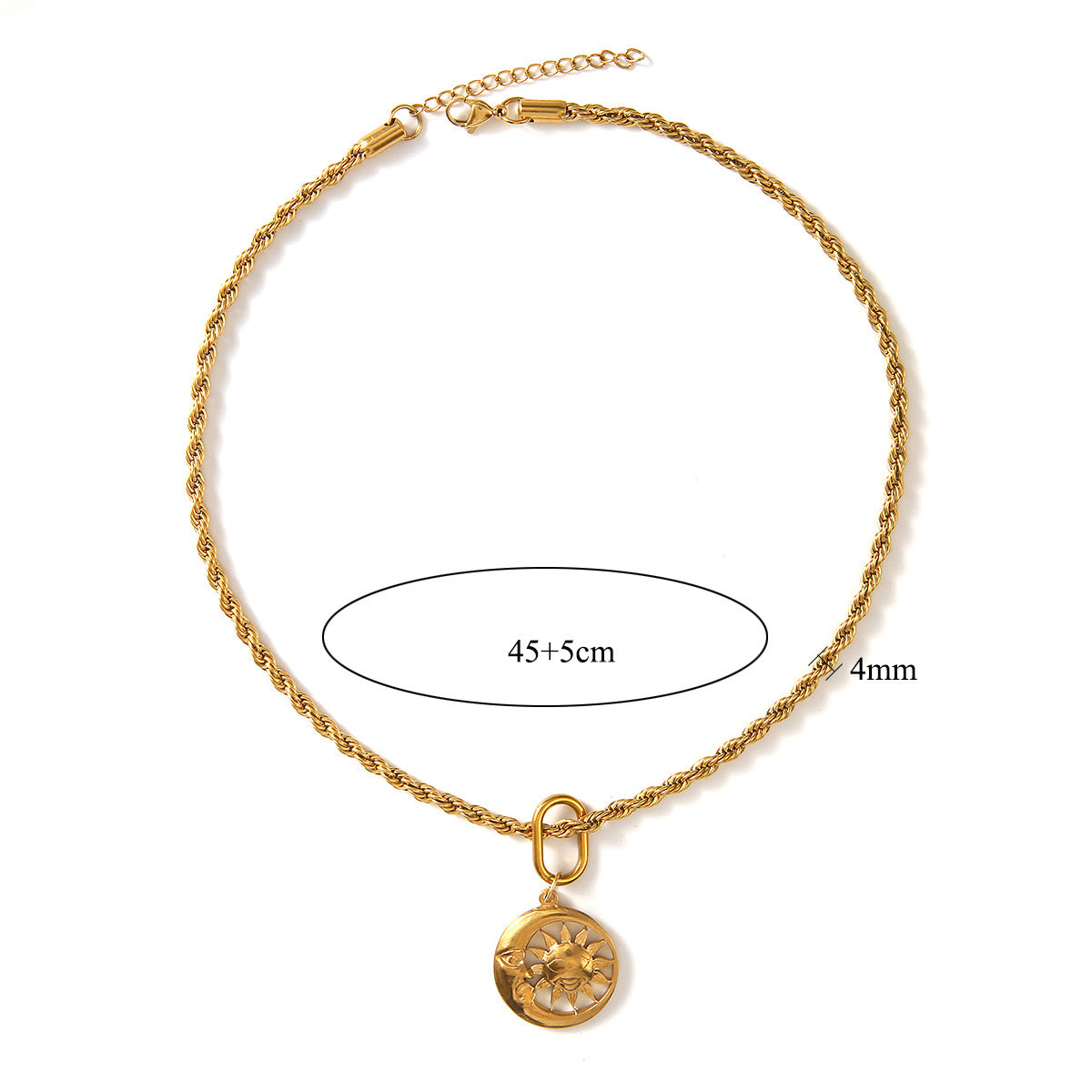 SUN PENDANT NECKLACE