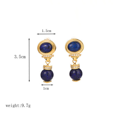 LEIA STONE DROP EARRINGS